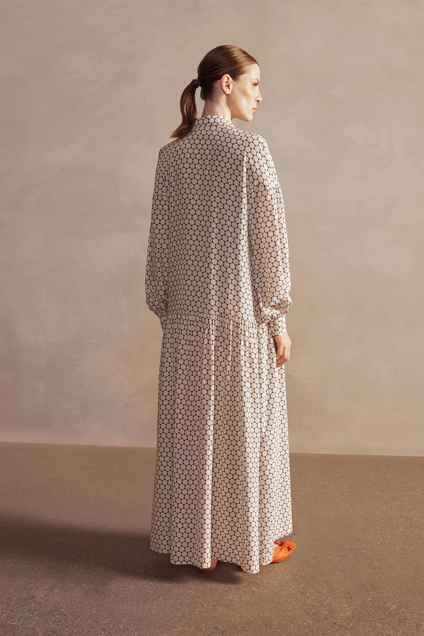 New Pois Long Chemise Dress