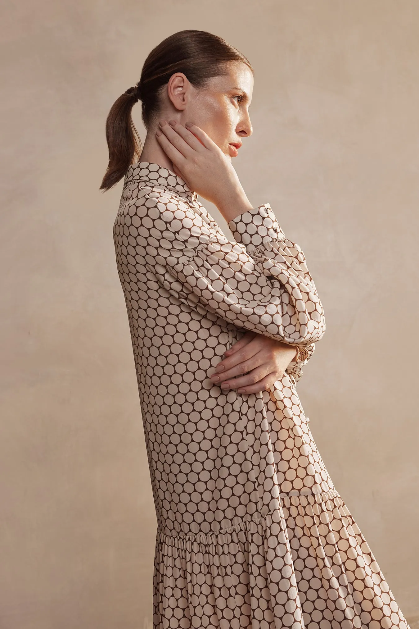 New Pois Long Chemise Dress