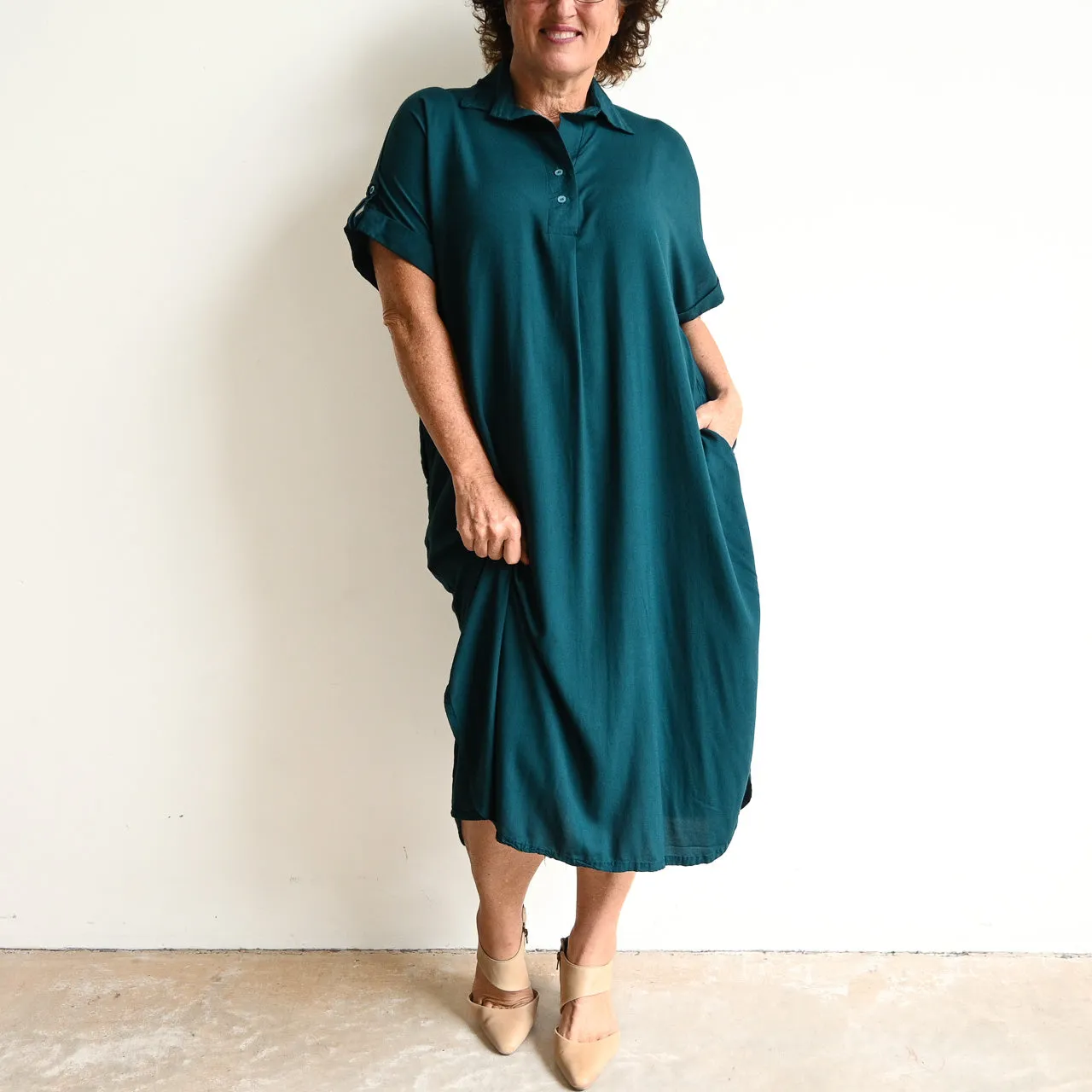 Noosa Kaftan Midi Dress - Colours