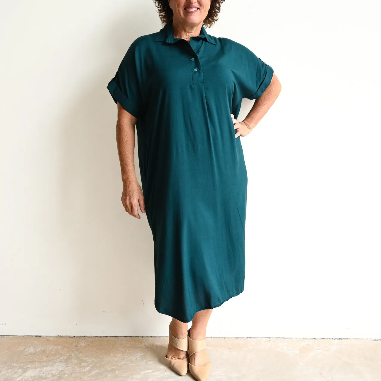 Noosa Kaftan Midi Dress - Colours