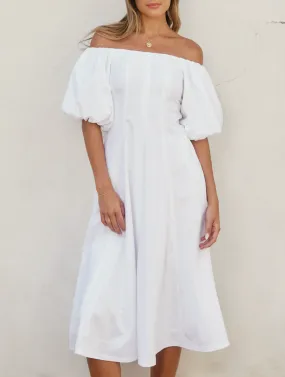 Off The Shoulder Midi Dress