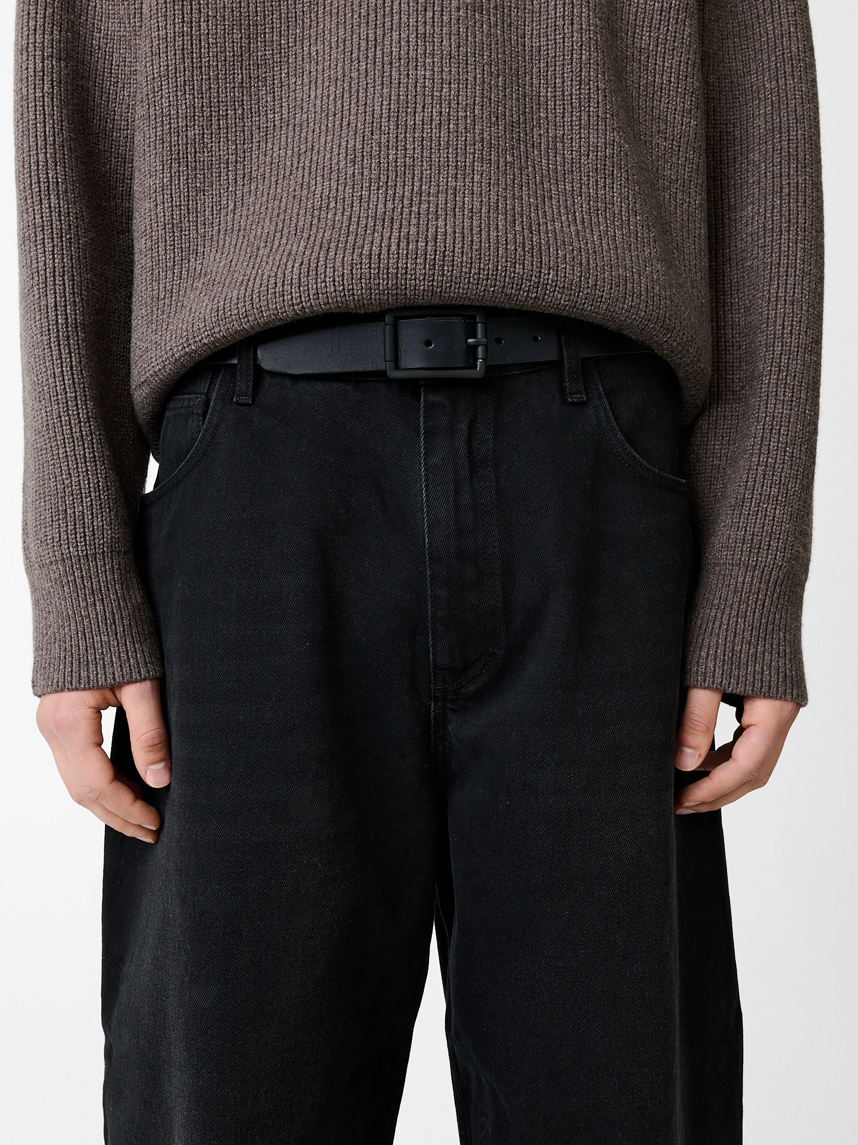 Paolo Denim Pant in Washed Black