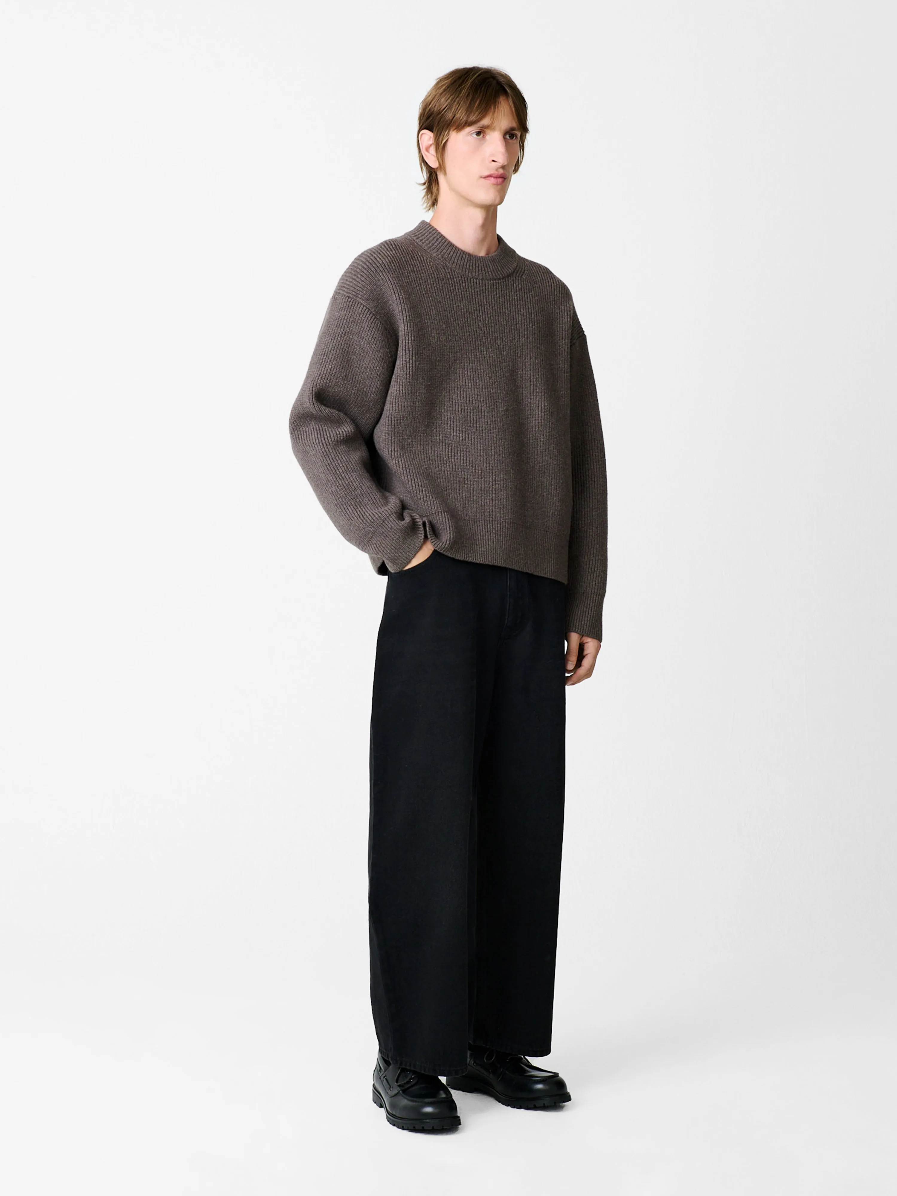 Paolo Denim Pant in Washed Black