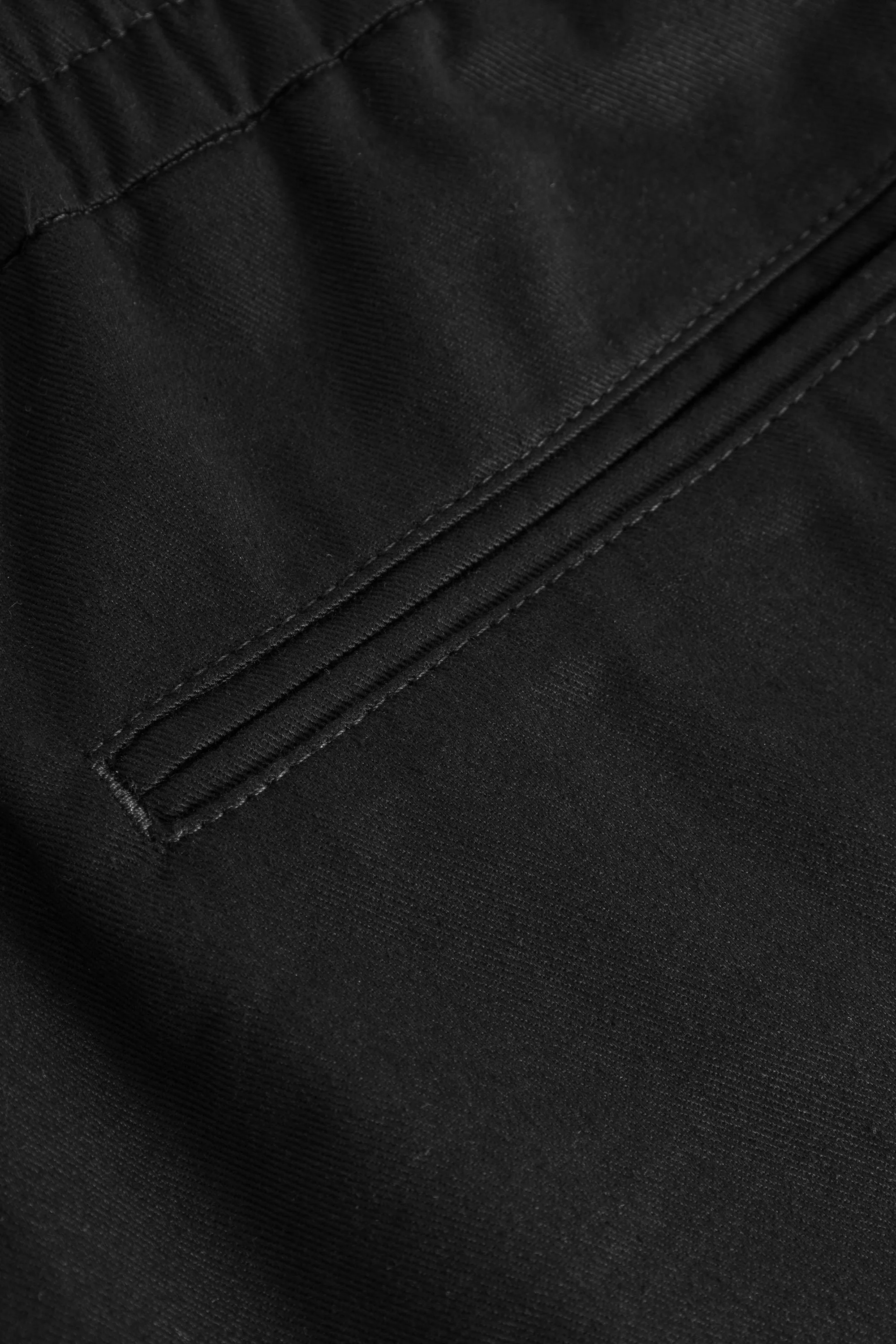 PEDRO LIGHT TWILL - BLACK