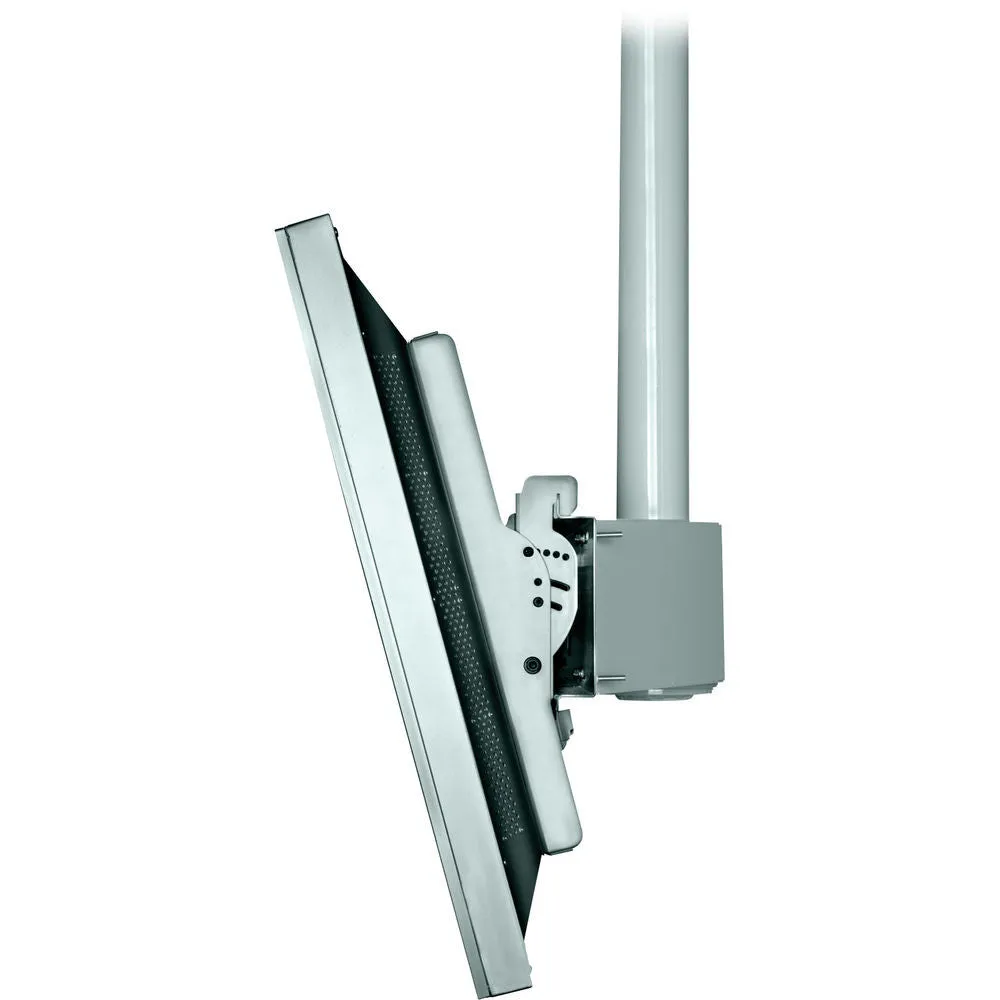 Peerless ECMU-04-C-S 4' Wind Rated Ceiling Tilt Mount - Stone Gray