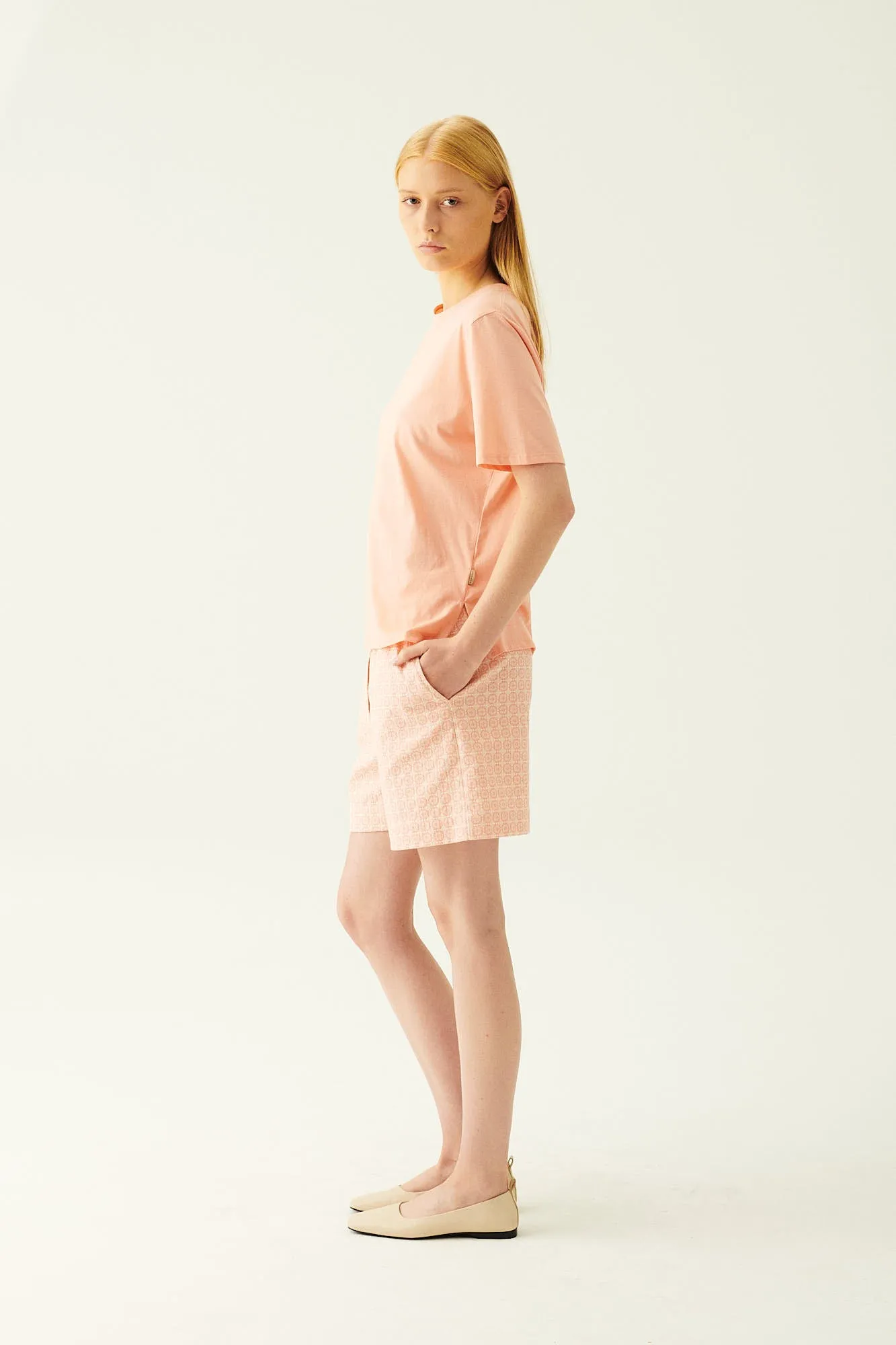 PETRI CHECKED COTTON - PINK/BEIGE CHECK