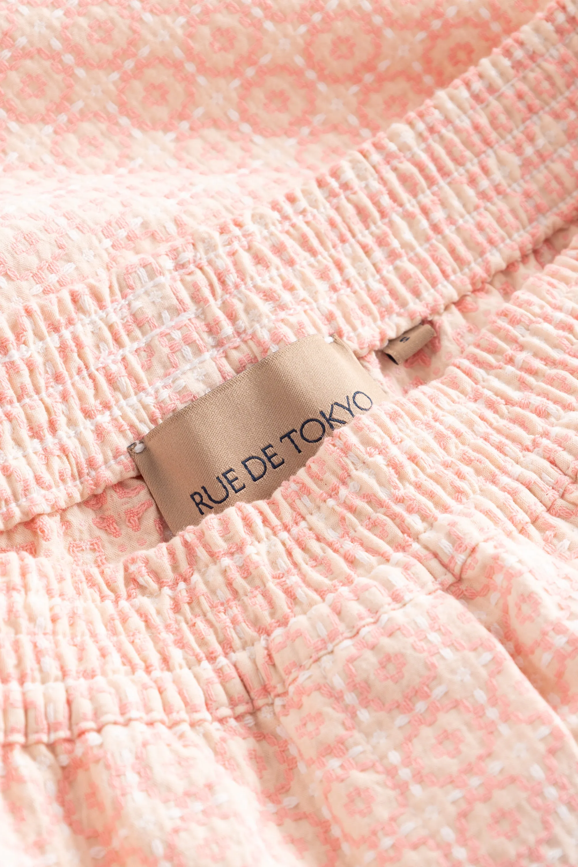 PETRI CHECKED COTTON - PINK/BEIGE CHECK