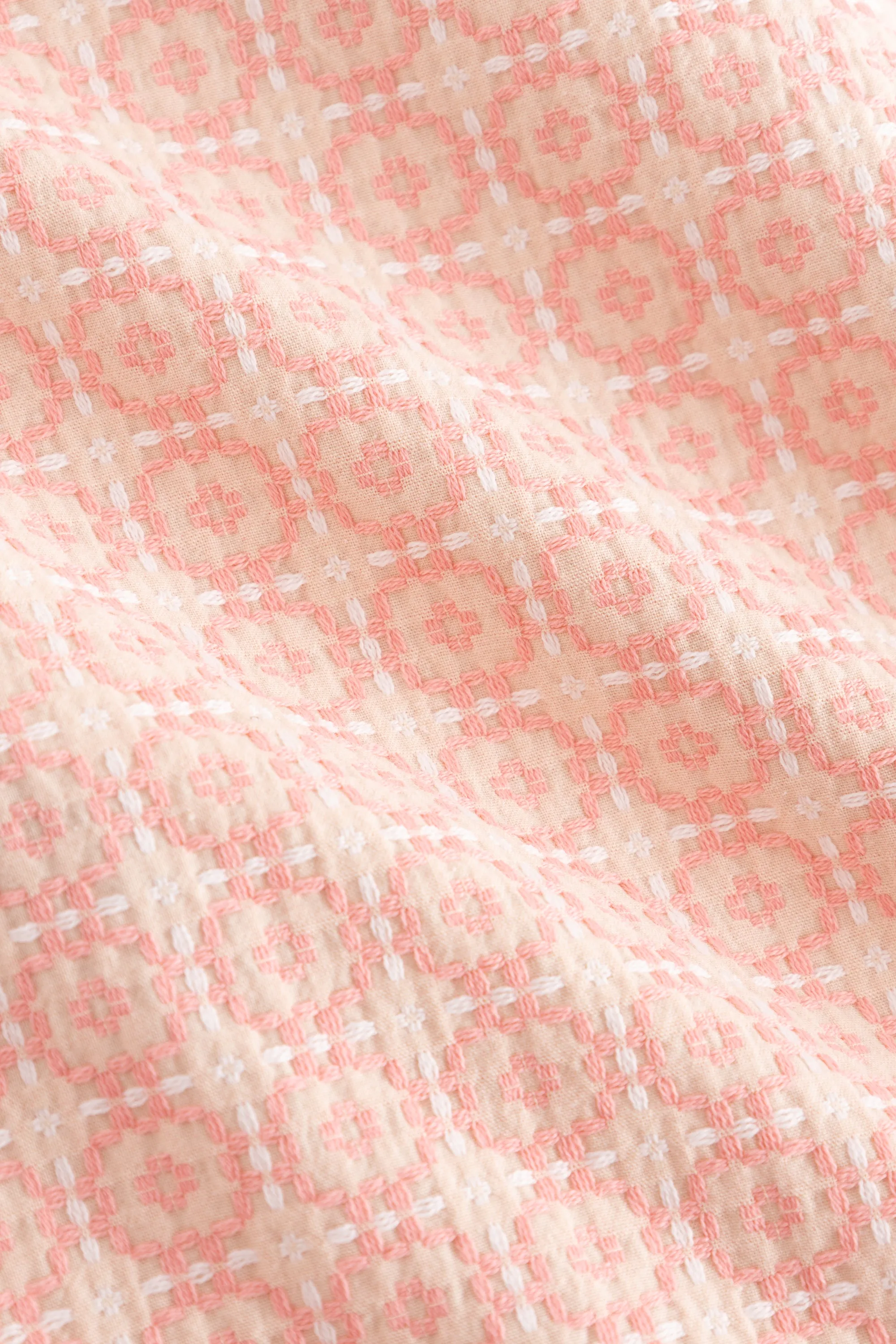 PETRI CHECKED COTTON - PINK/BEIGE CHECK
