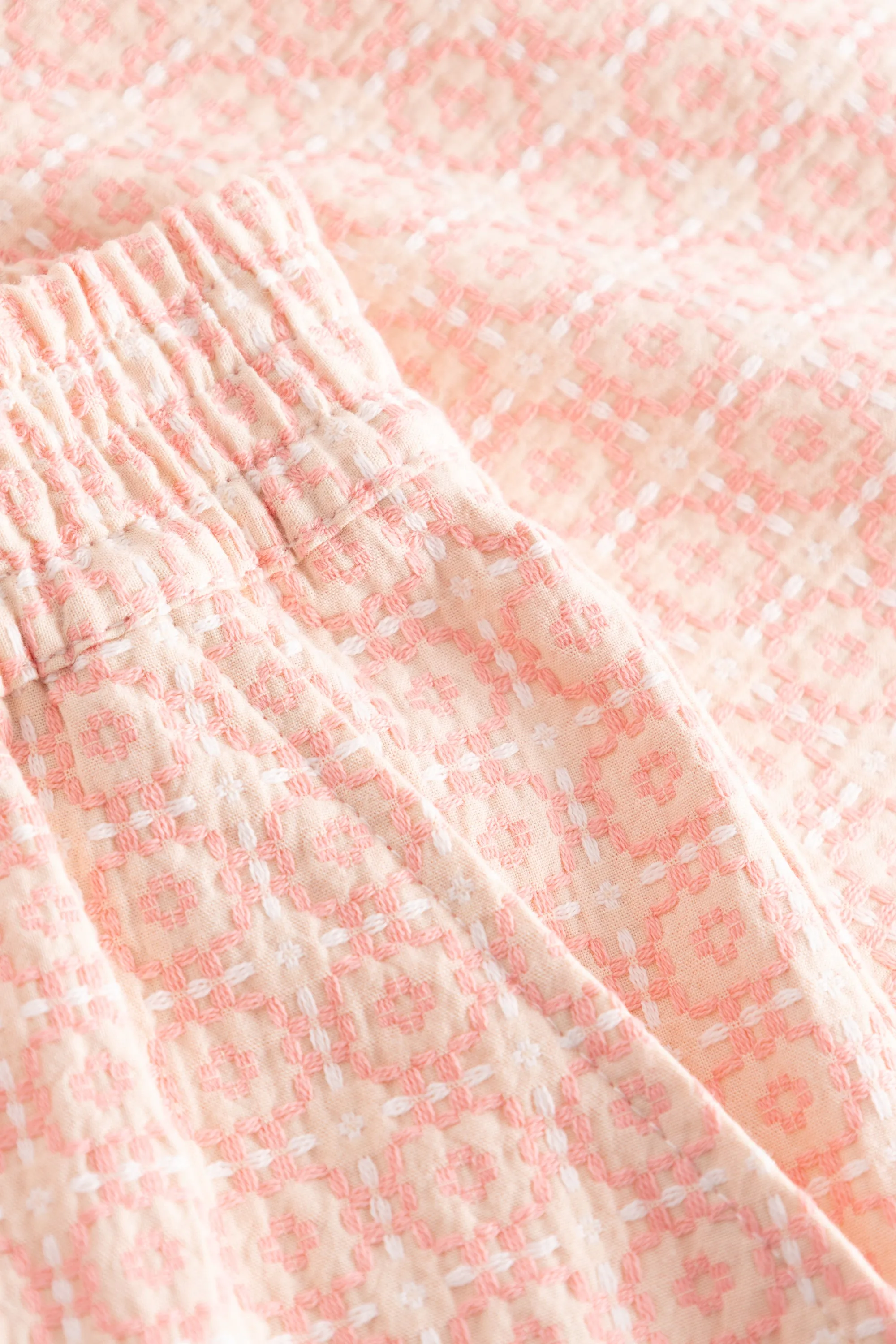 PETRI CHECKED COTTON - PINK/BEIGE CHECK