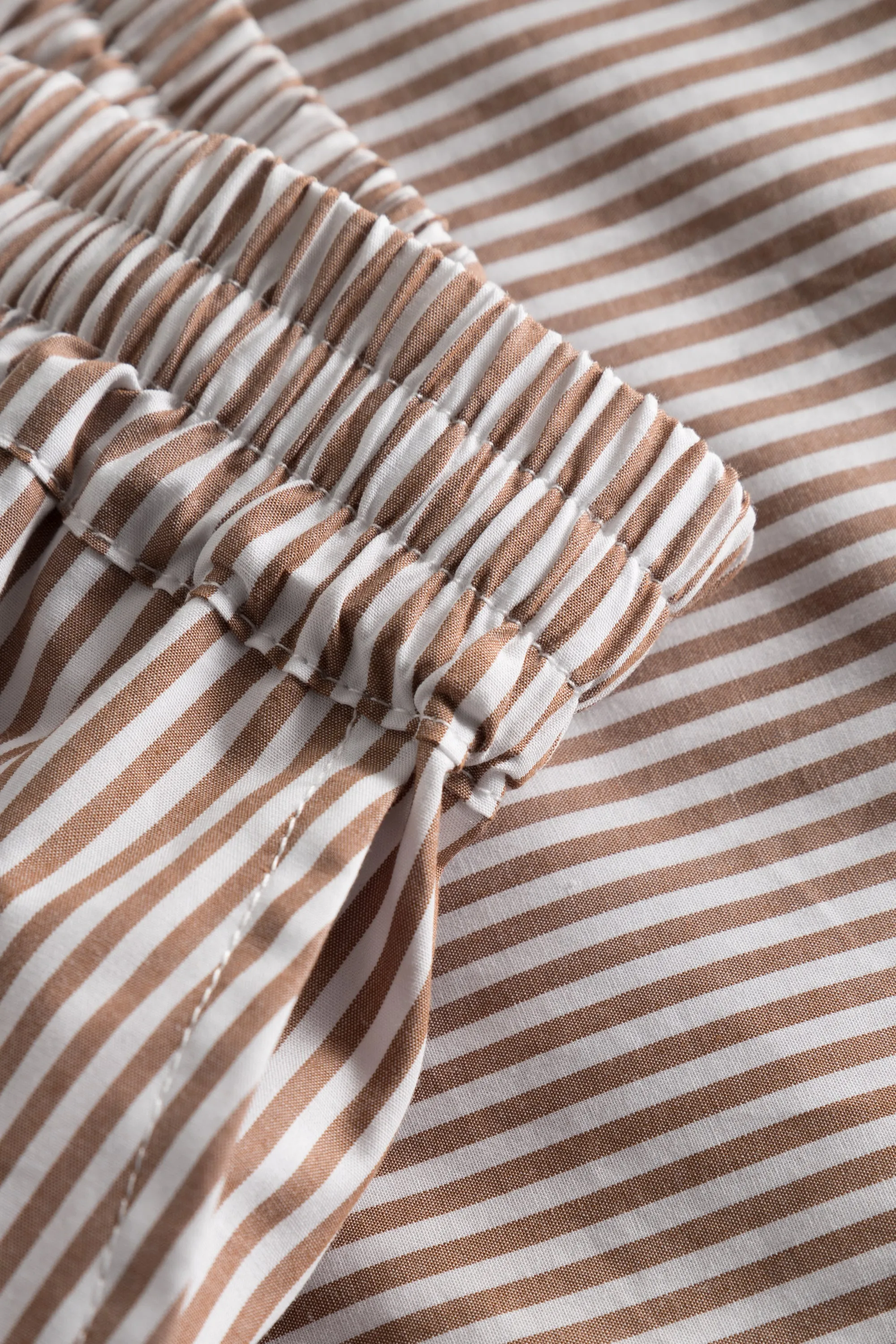 PETRI COTTON STRIPE - CARAMEL STRIPE