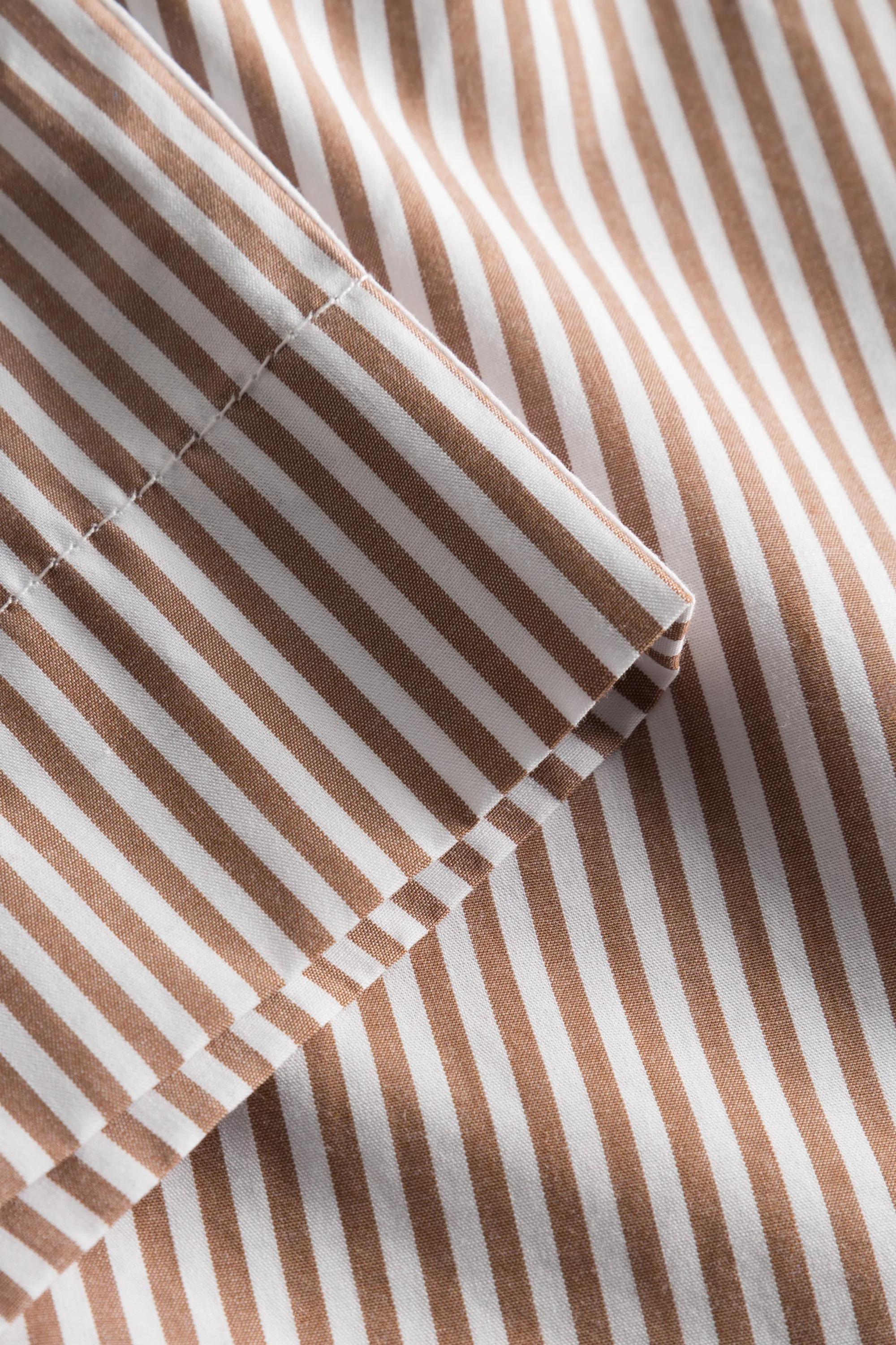 PETRI COTTON STRIPE - CARAMEL STRIPE