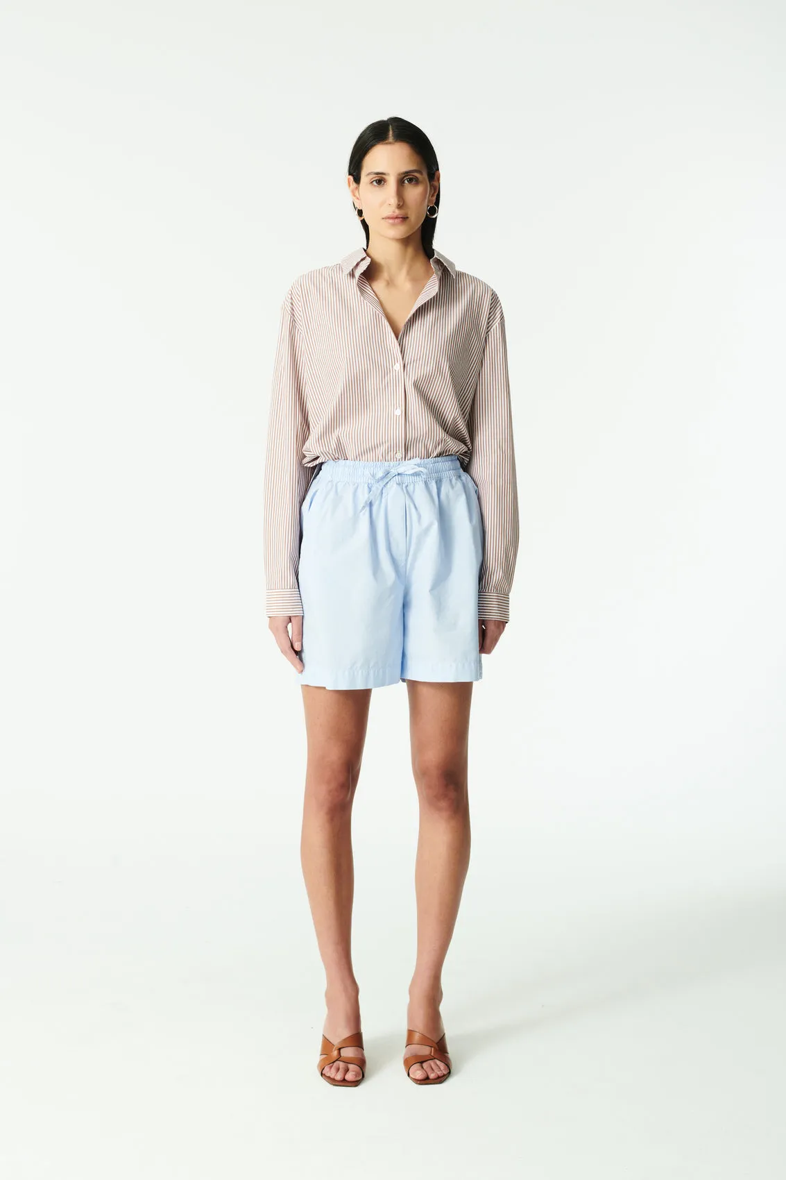 PETRI GMTD GARMENT DYED POPLIN - LIGHT BLUE