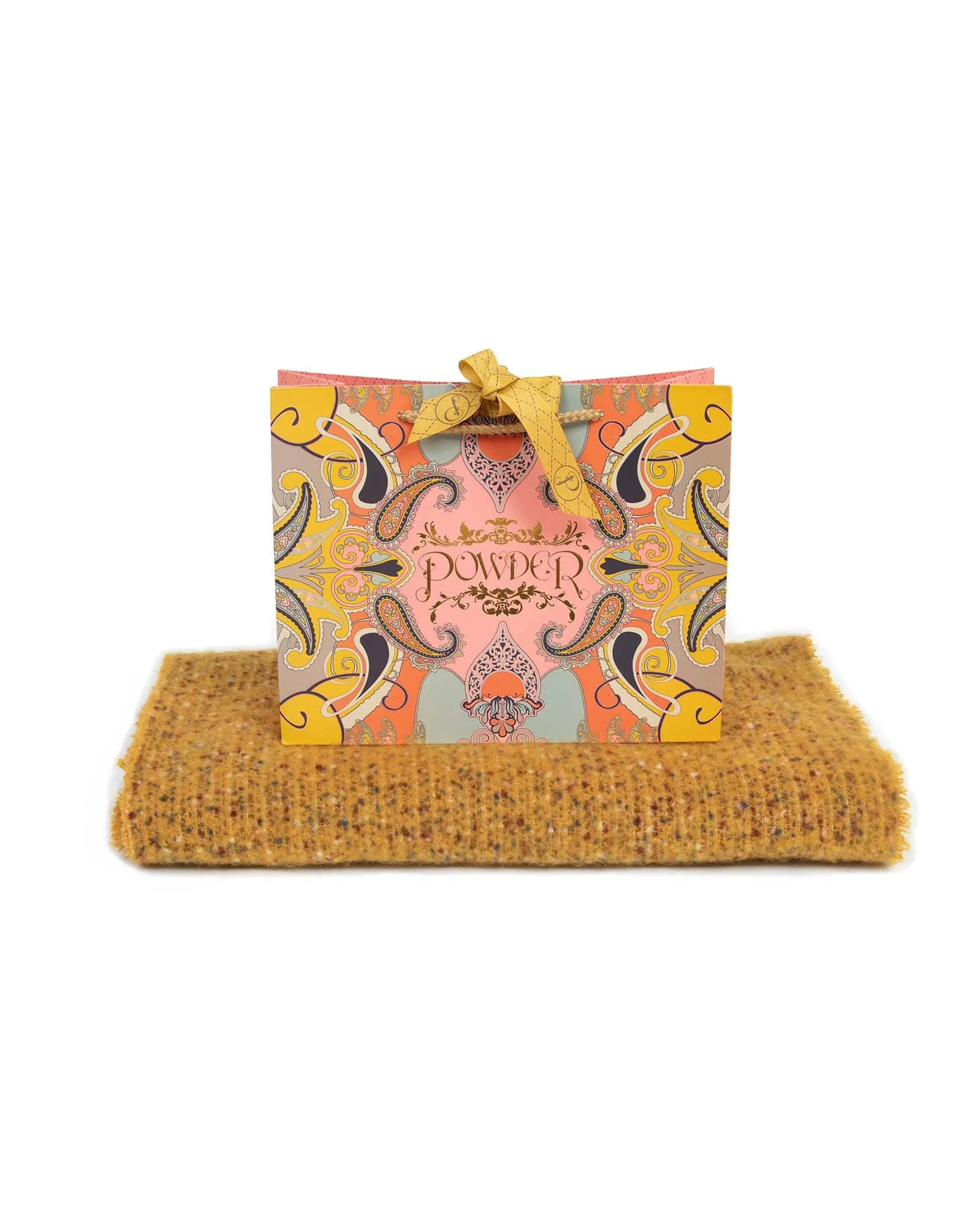 Powder Sandie Scarf Mustard