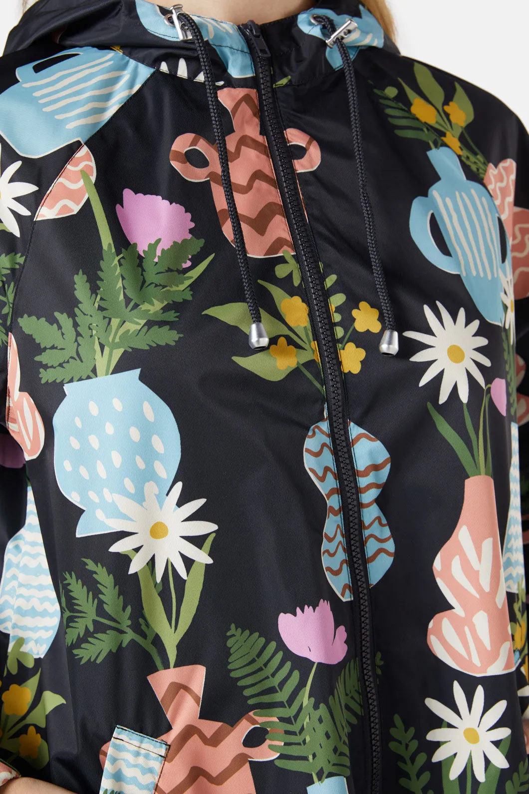 Pretty Vases Raincoat