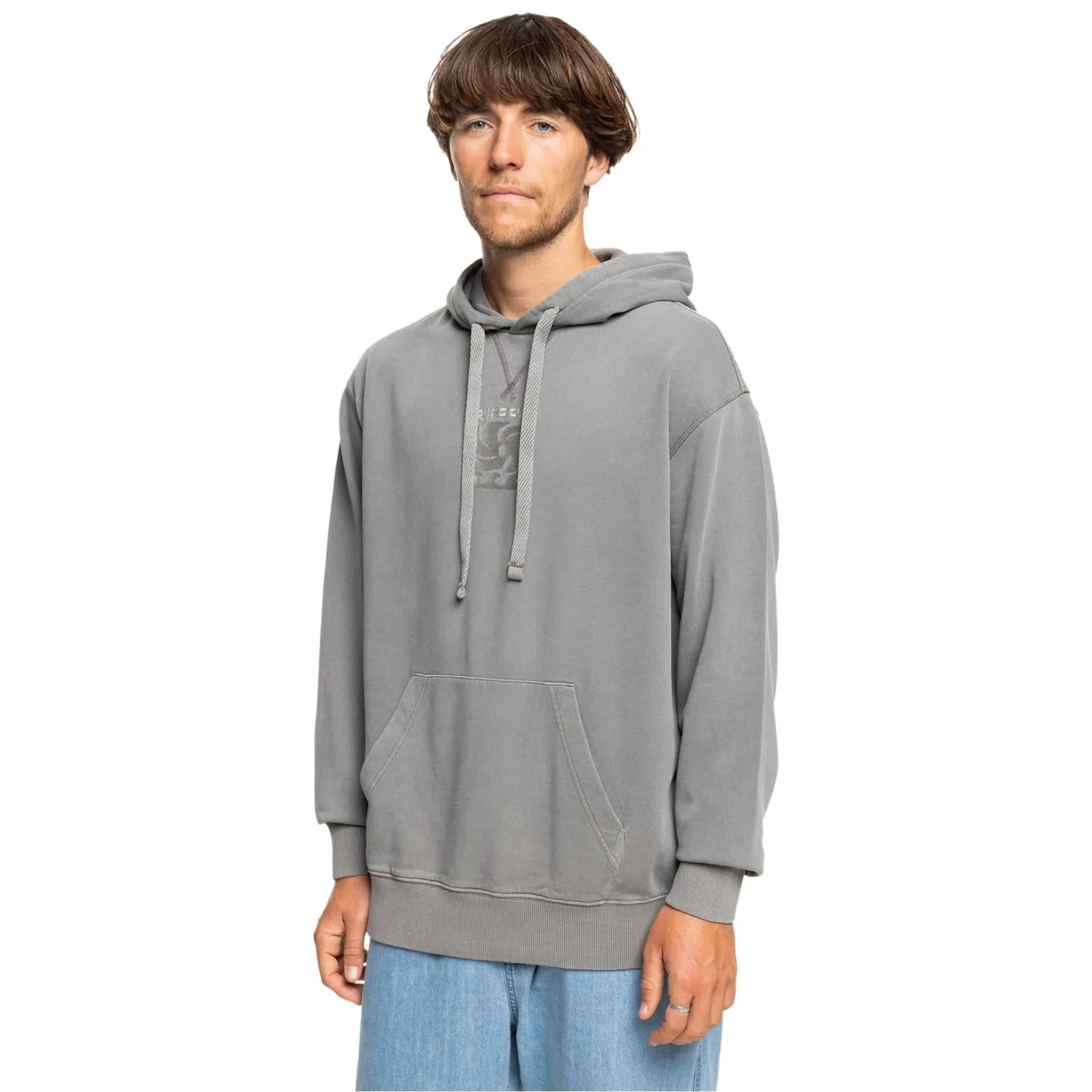 Quiksilver Mens Garment Dye Pullover Hoodie