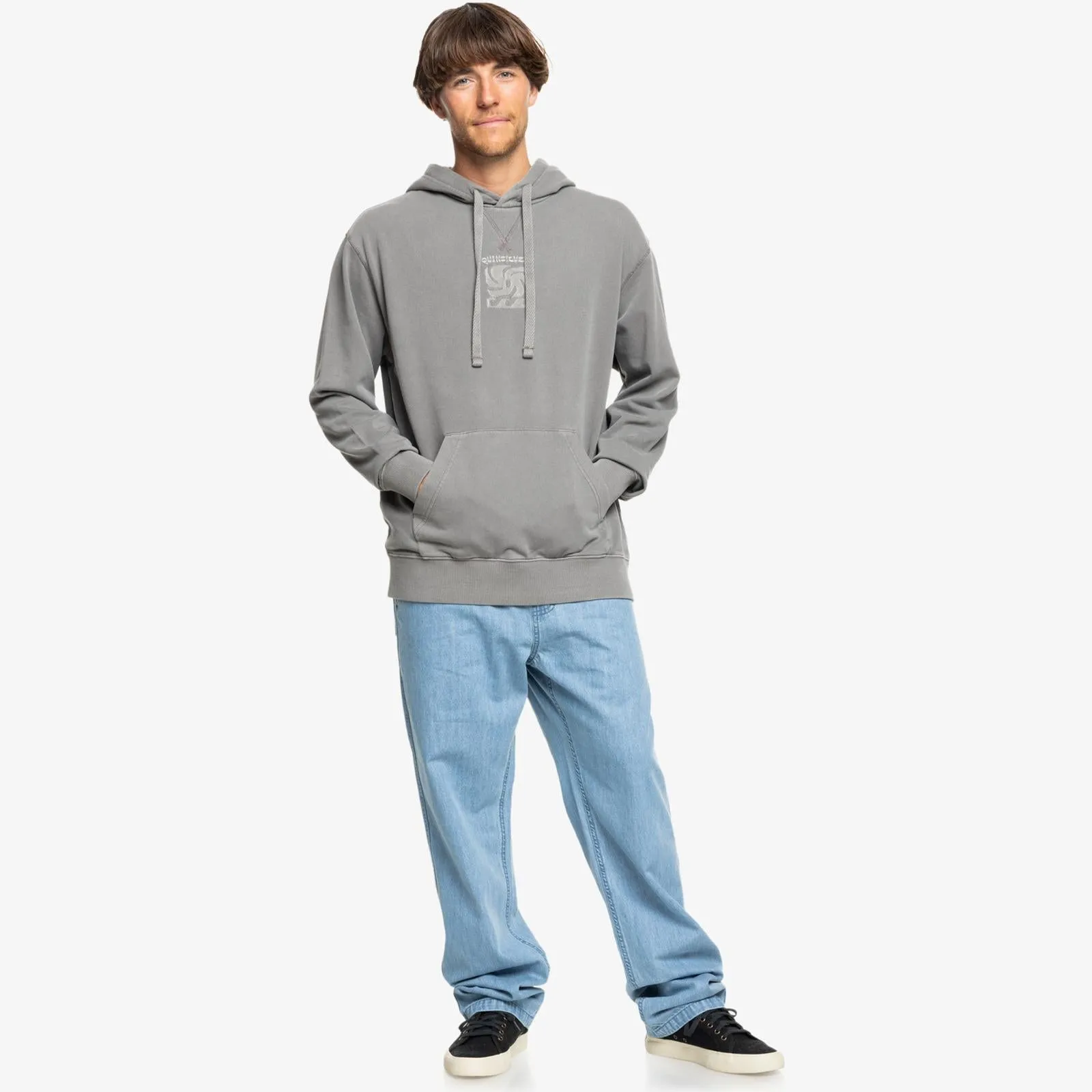 Quiksilver Mens Garment Dye Pullover Hoodie