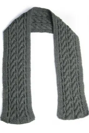 Reversible Cable Scarf Pattern (Knit)