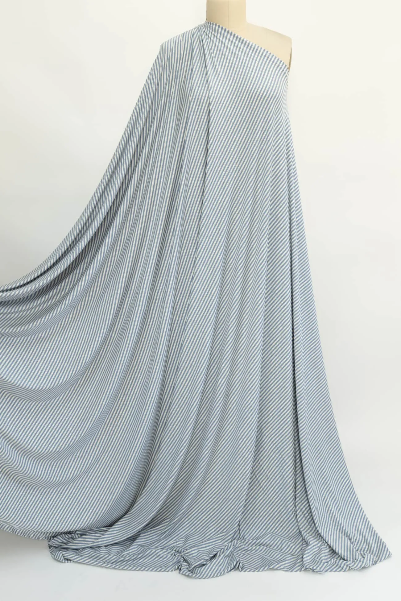 Rosemary Clooney Stripe Bamboo Rayon/Spandex Knit