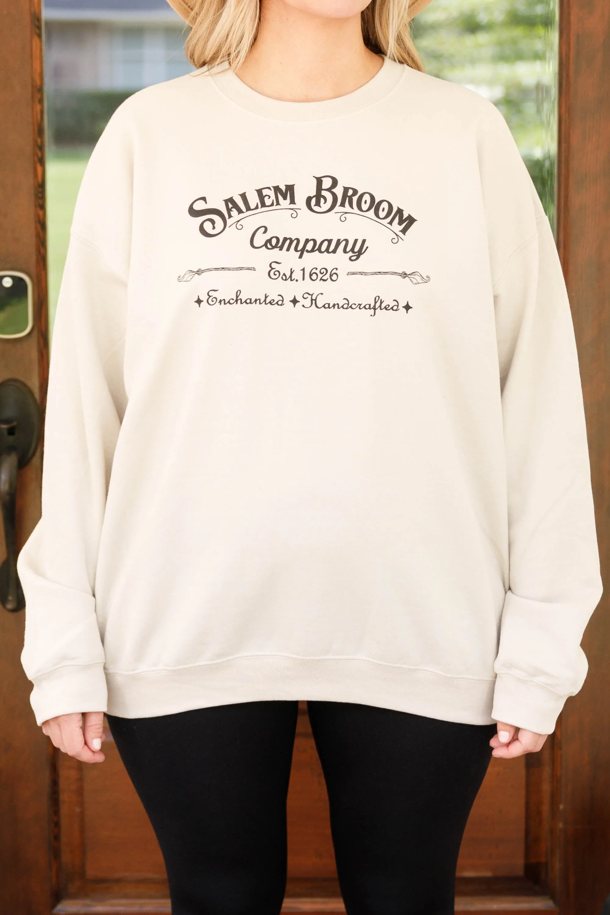 Salem Broom Company Sweatshirt, Sand