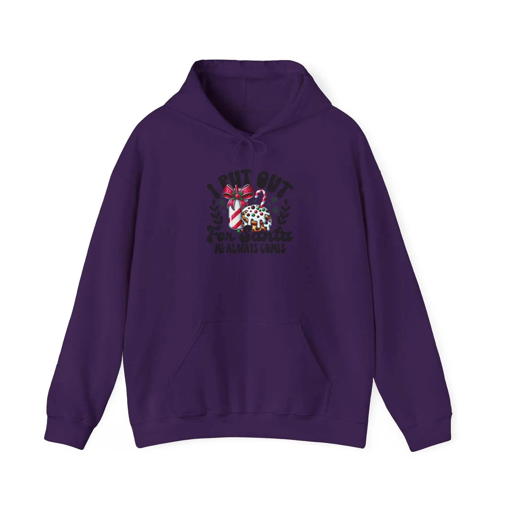 Santa's Gift Humor Hooded Sweatshirt ,Funny Christmas Hoodie, Unisex Holiday Sweatshirt, Cozy Winter Apparel, Christmas Gift