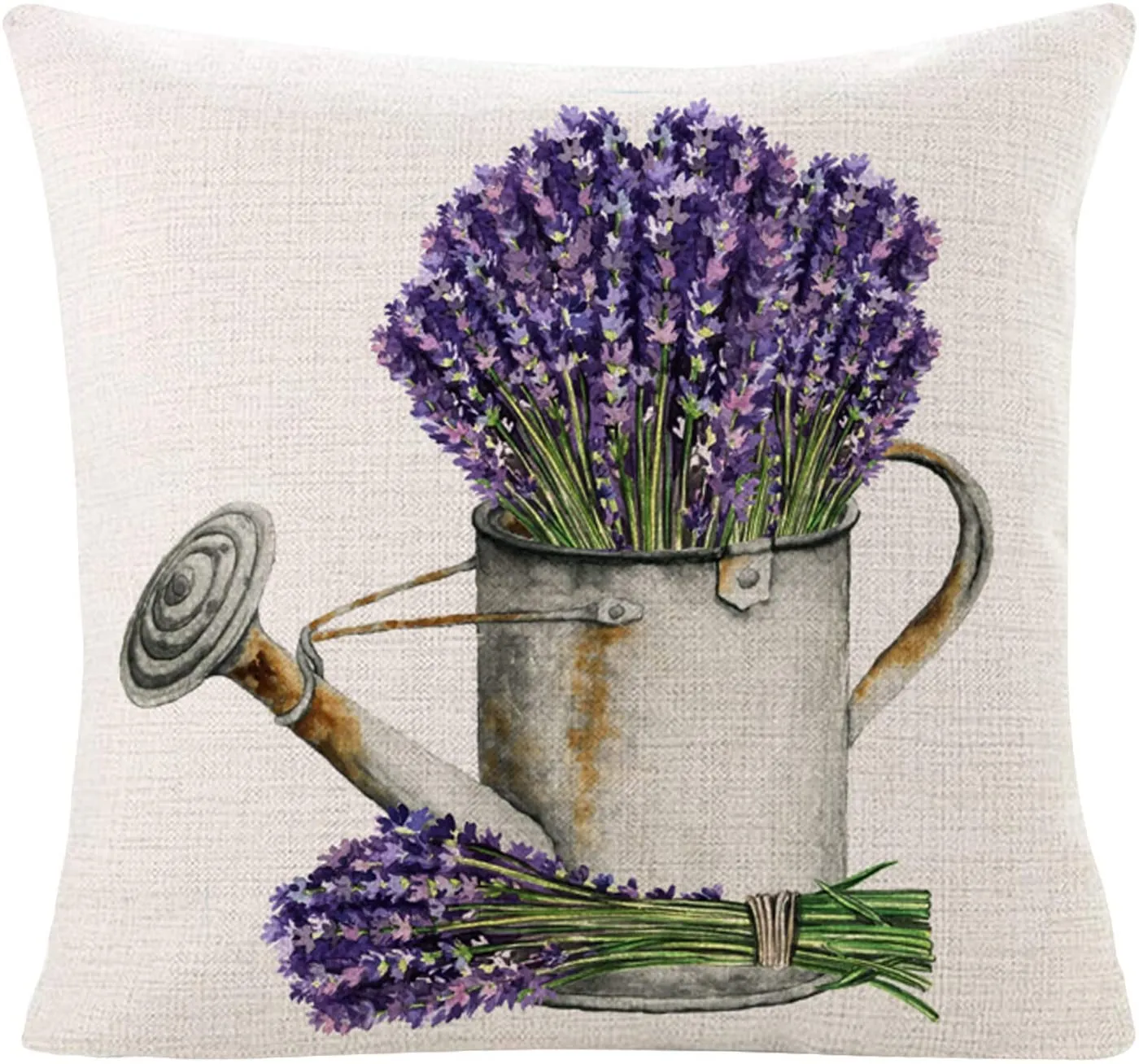 Sinpooo summer lavender farmhouse pillow