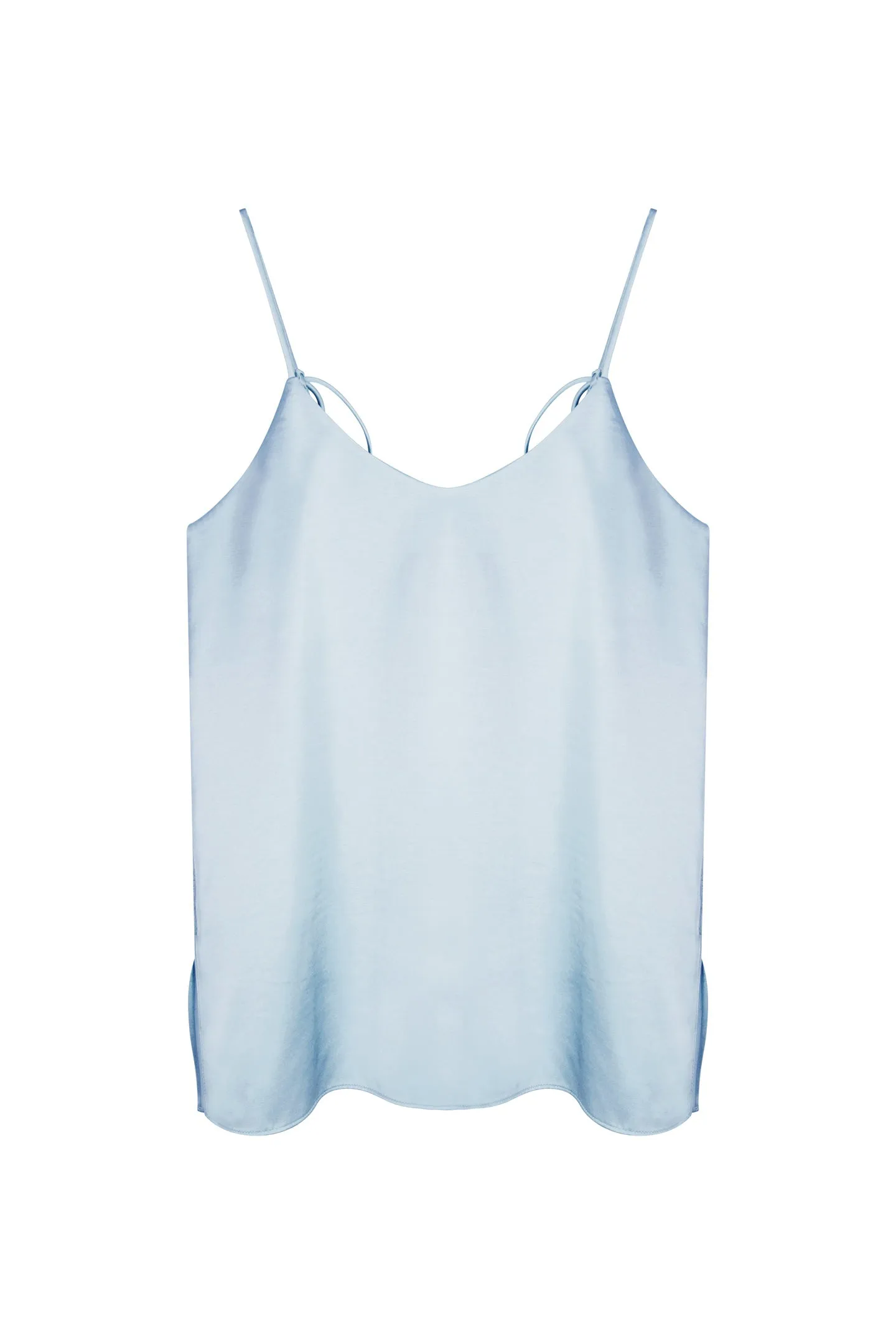 Sophia Sleeveless Top - Sky Blue