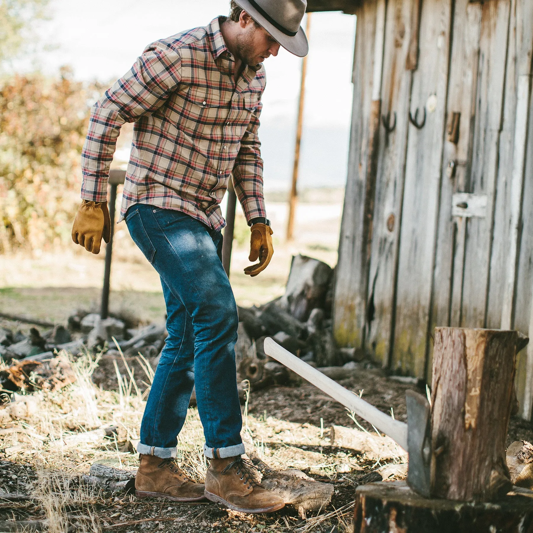 The Democratic Jean in Indigo Broken Twill