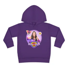 Toddler Pullover Fleece Hoodie with Maggie the Magical Butterfly and Kathryn the Grape for Playtime and Dance Party Fun