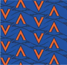 University of Virginia Print 3/4 Sleeve Resort Dress - UVA1F