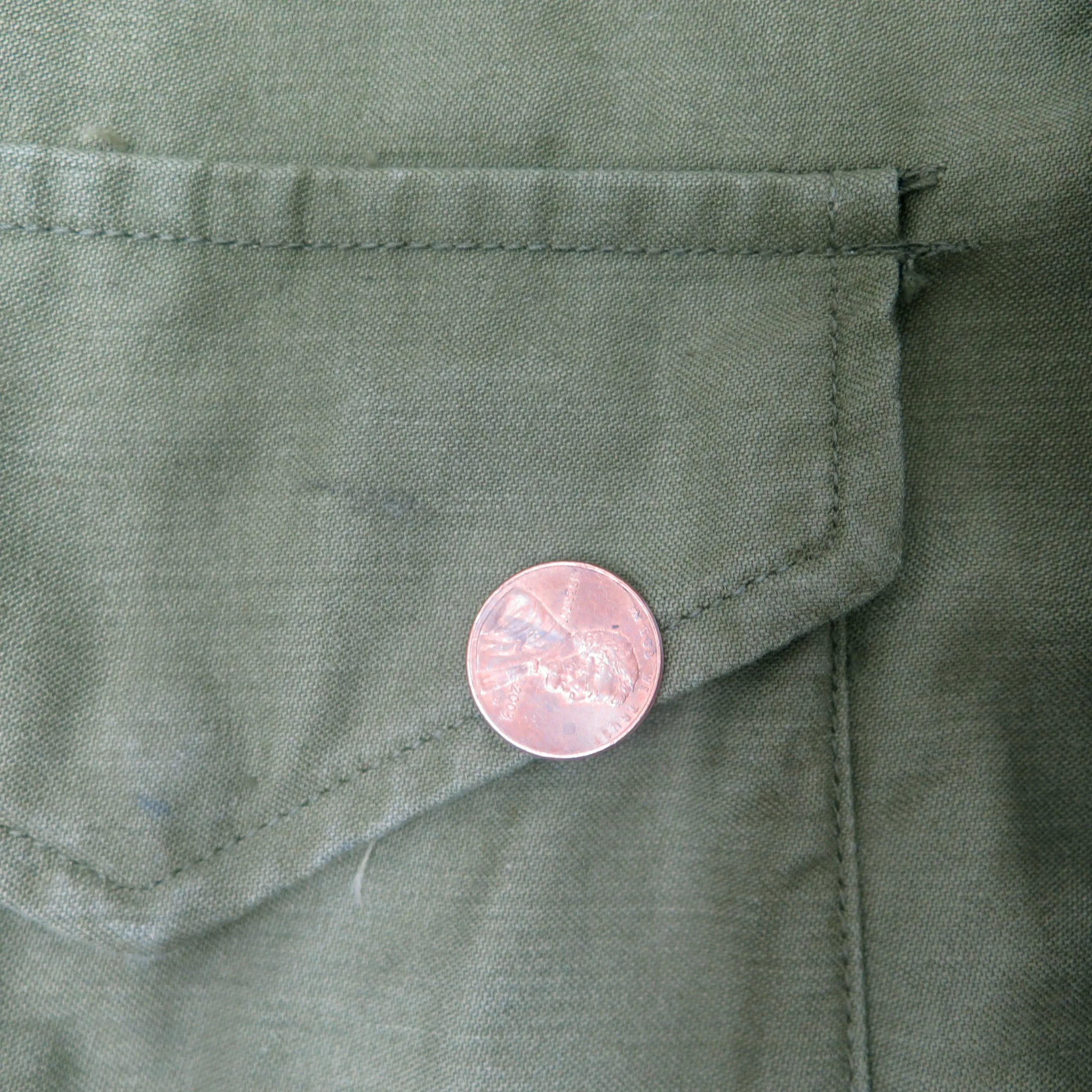 US ARMY M-1965 M65 FIELD JACKET 1968 VIETNAM WAR SIZE XS XSMALL REGULAR