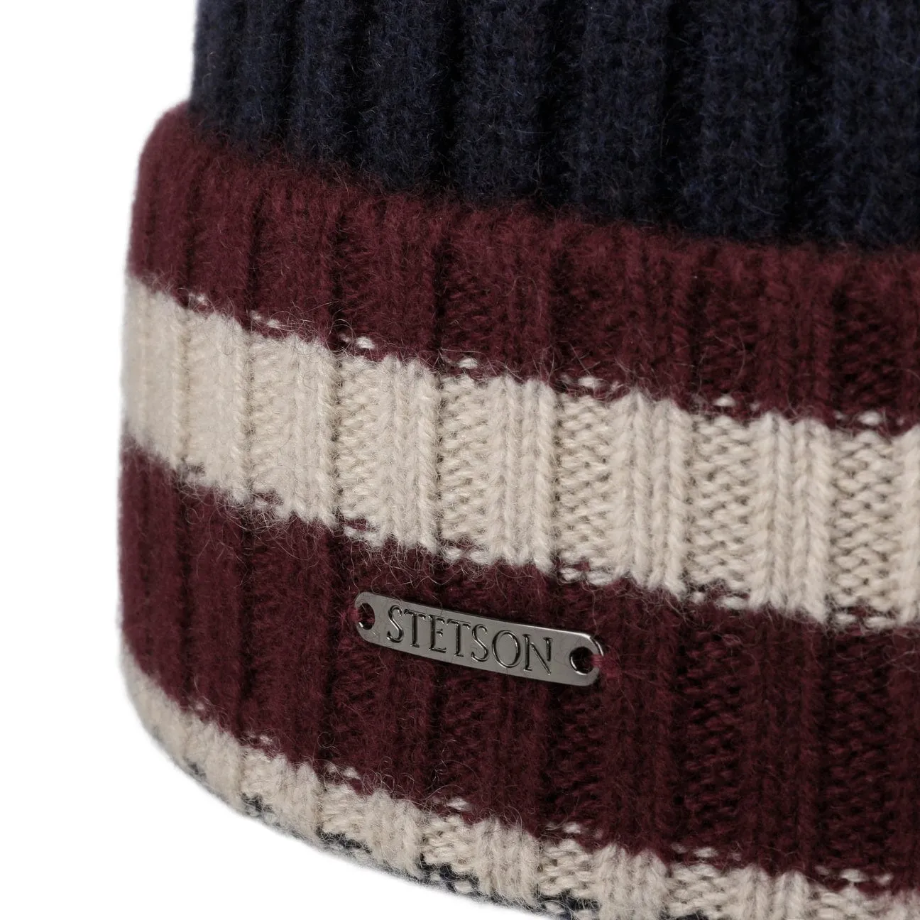 Valcott Cuff Cashmere Beanie Hat by Stetson