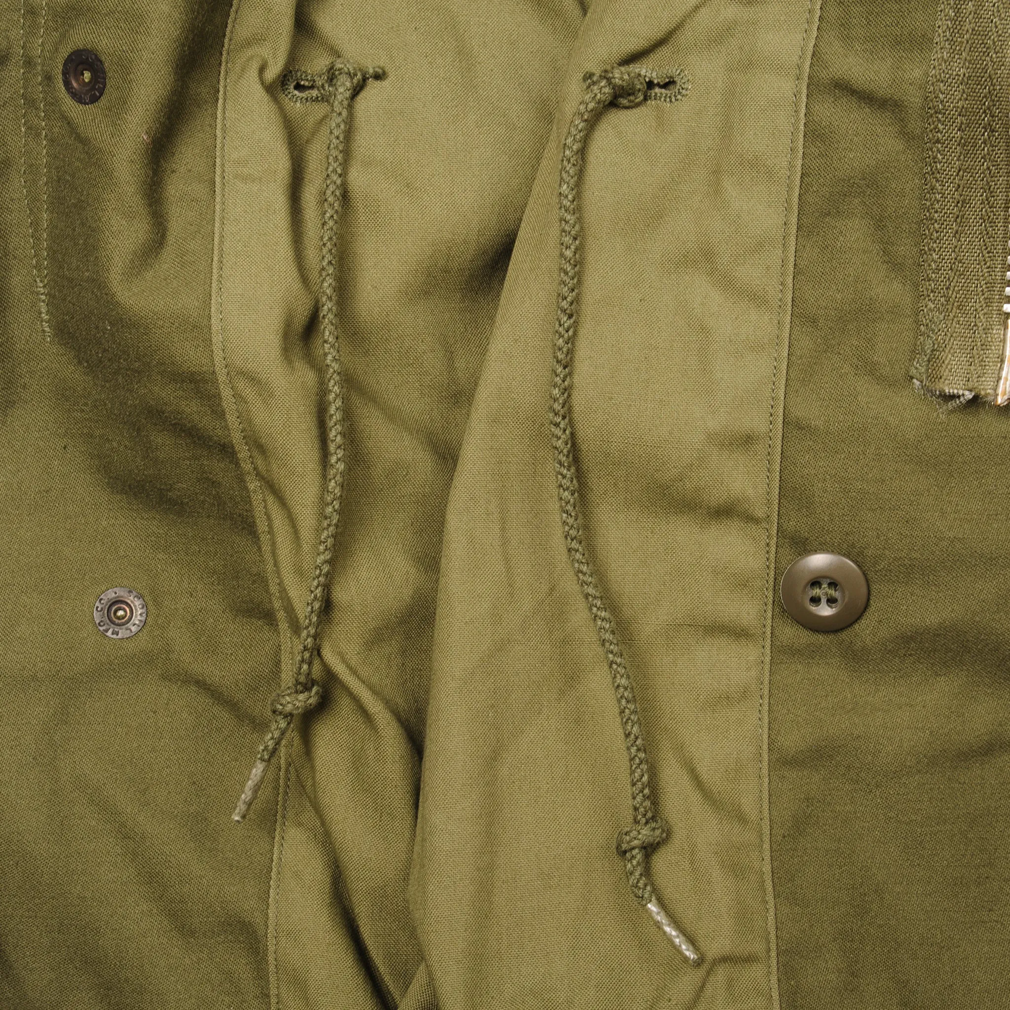 VINTAGE US ARMY M-1965 M65 FIELD JACKET 1967 VIETNAM WAR SIZE SMALL LONG WITH LINER NOS