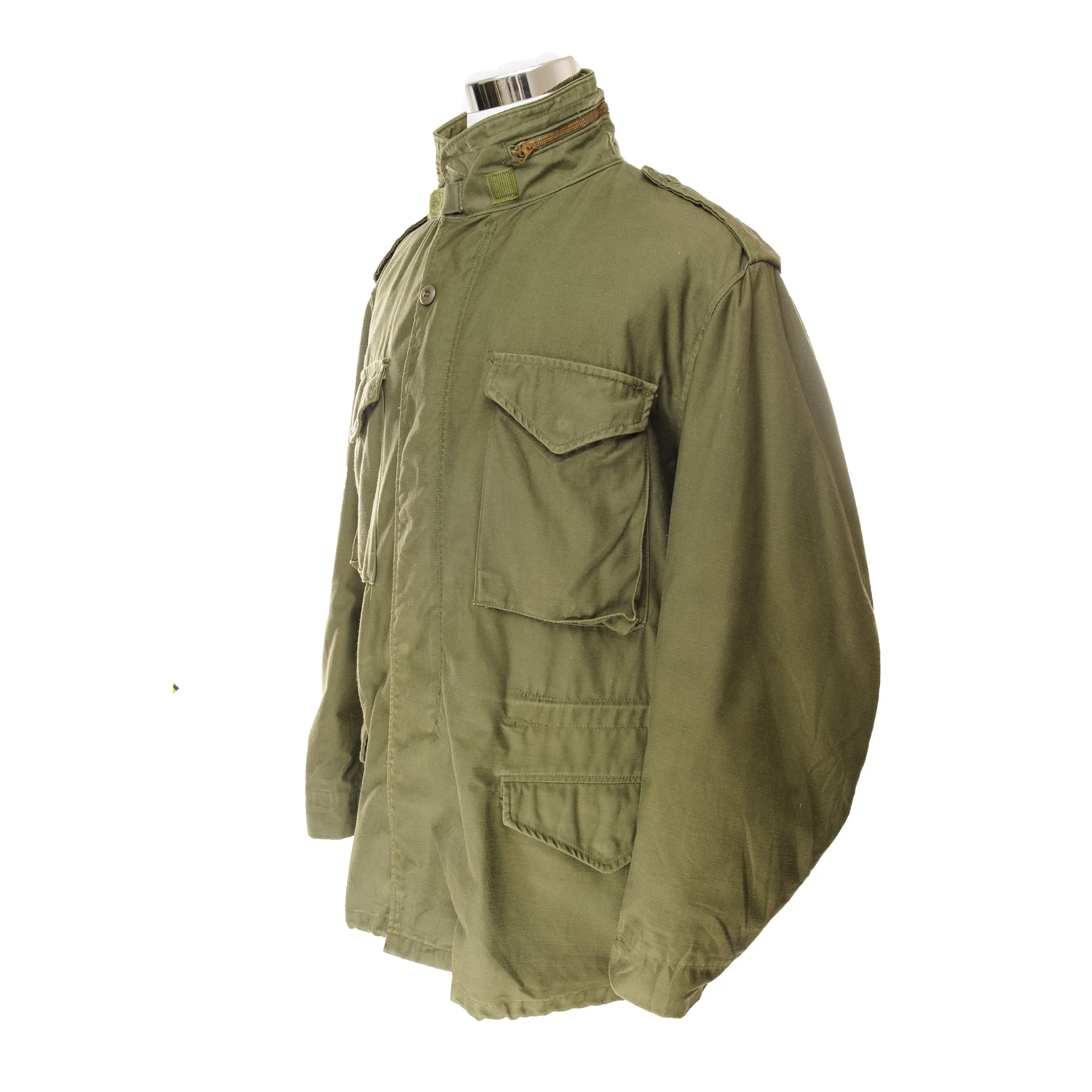 VINTAGE US ARMY M-1965 M65 FIELD JACKET 1978 SIZE LARGE REGULAR