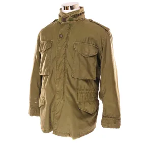VINTAGE US ARMY M-1965 M65 FIELD JACKET 1985 SIZE MEDIUM REGULAR WITH LINER